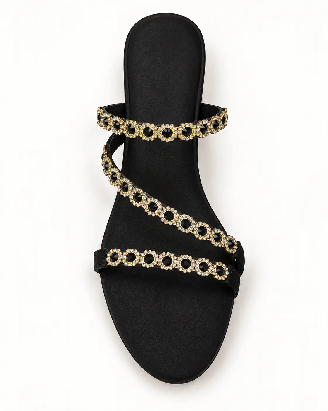 Embellished Low Block Heels
