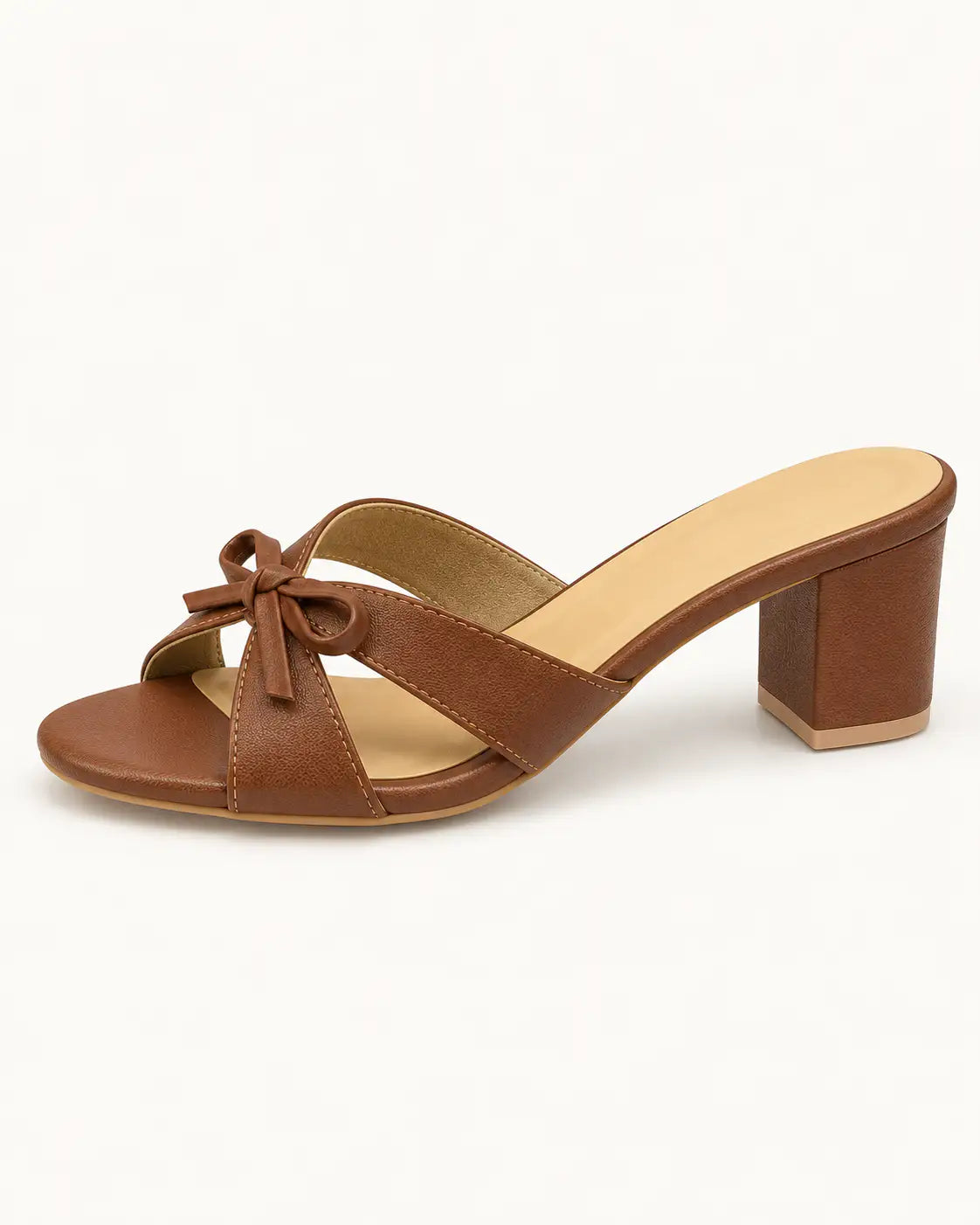 Bow Block Heel