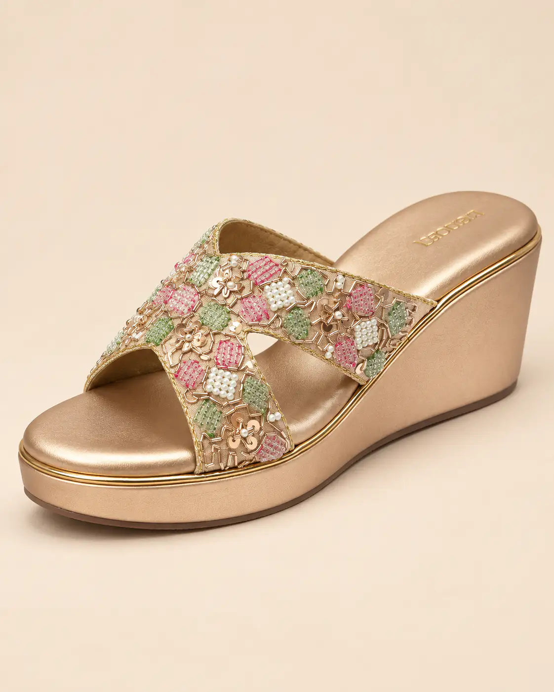 Embroidered Wedges