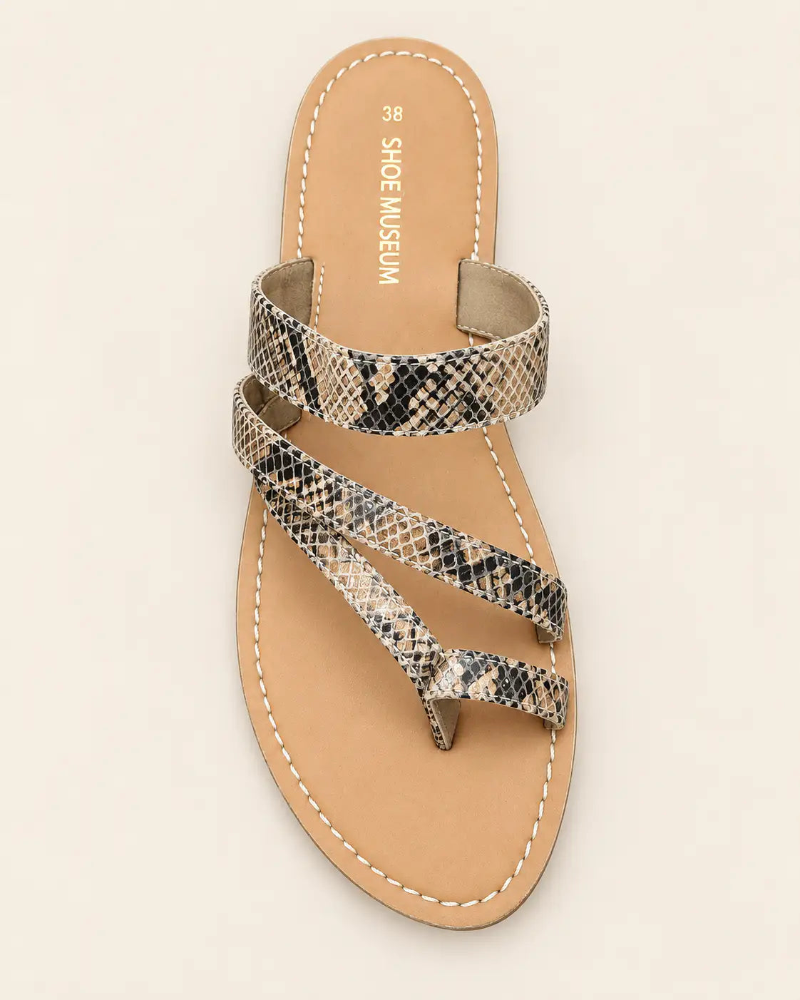 Snake Print Flats