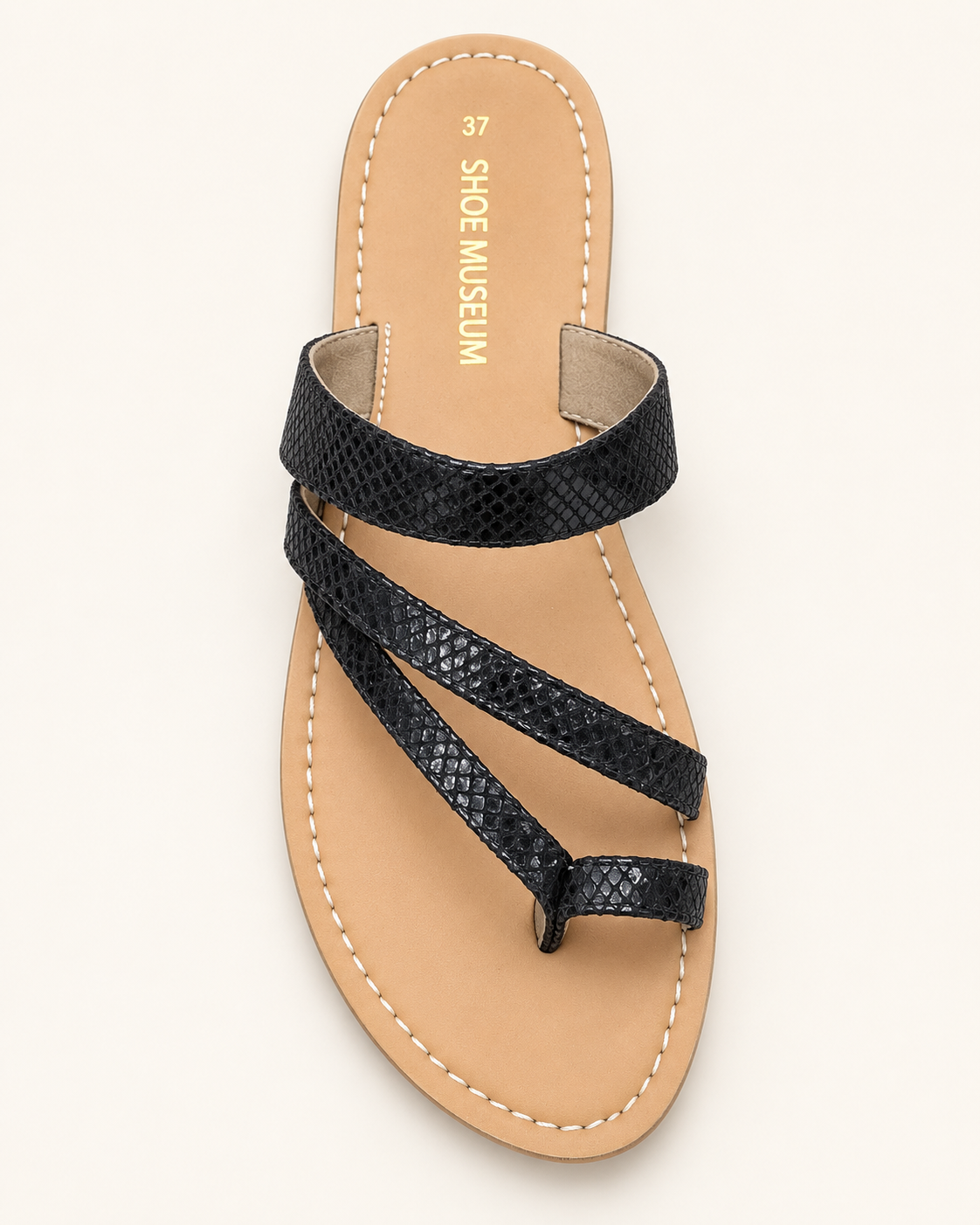Snake Print Flats