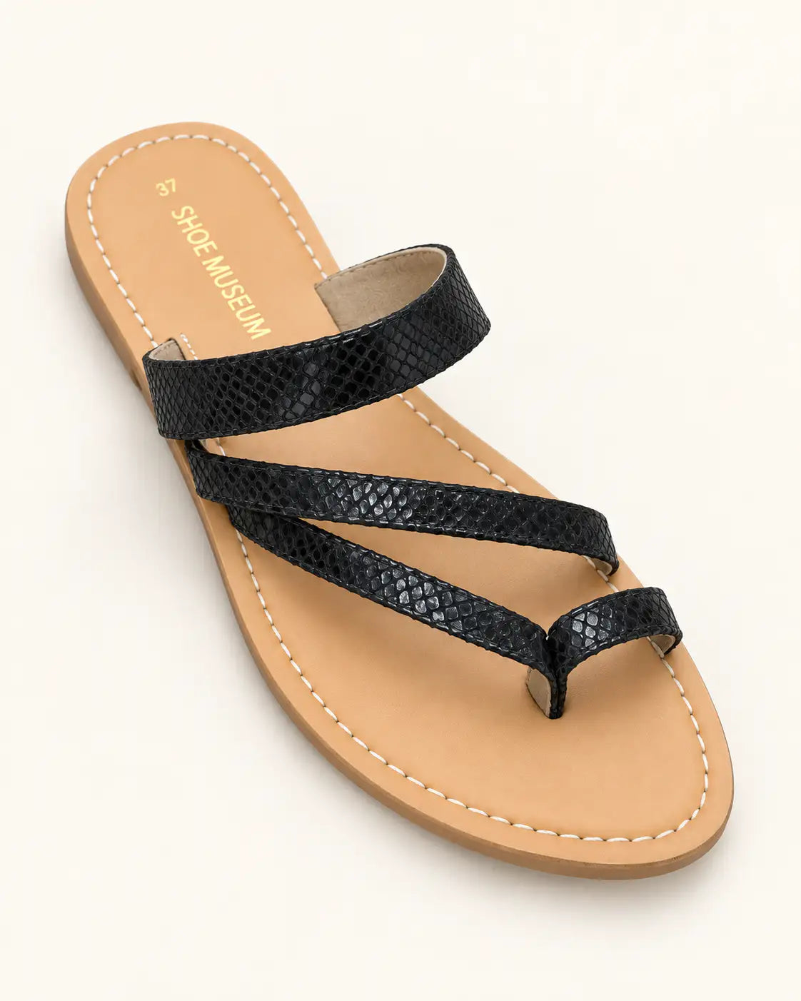 Snake Print Flats