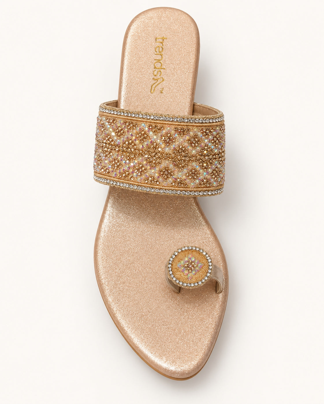 Embellished Toe-Ring Heels