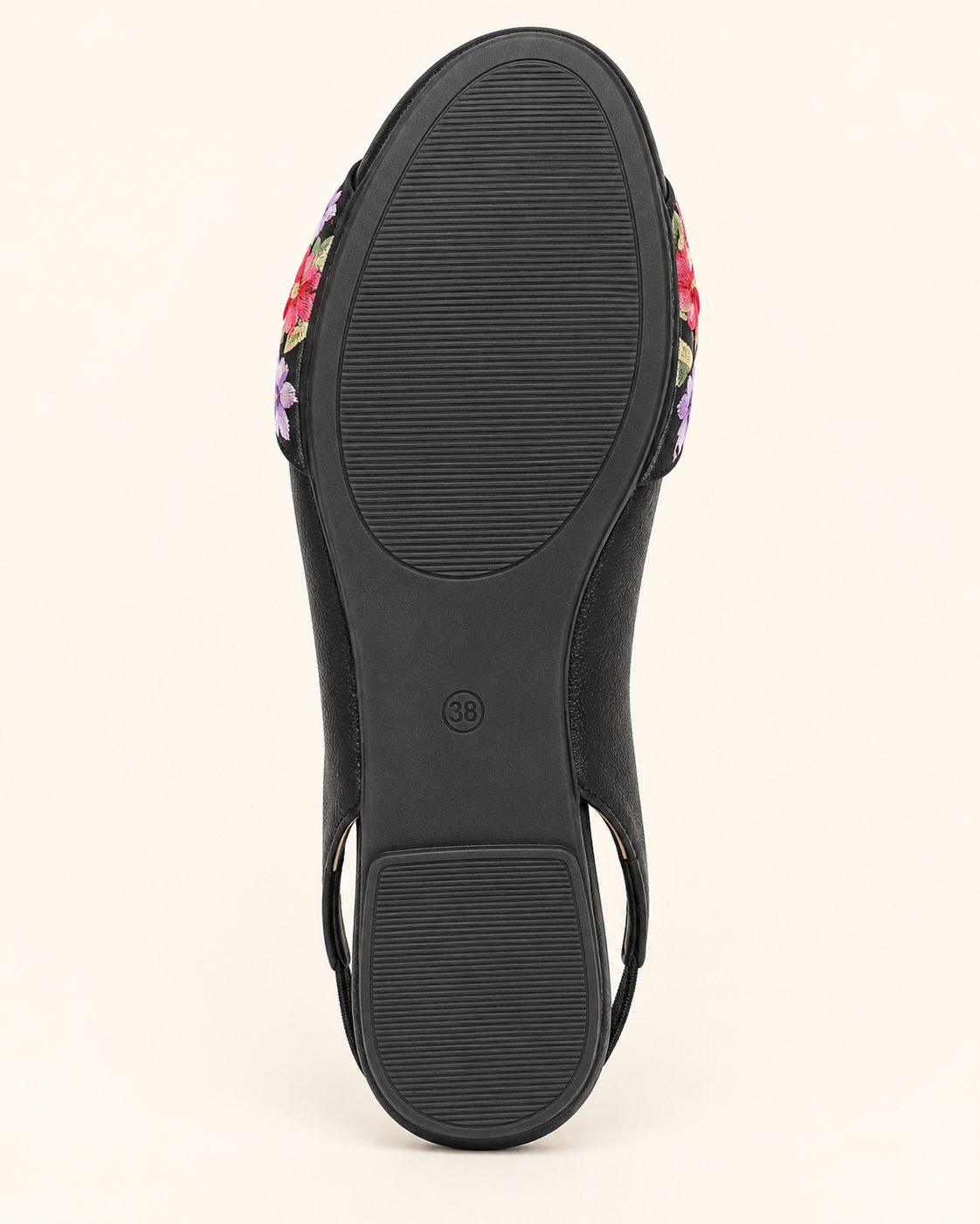 Embroidered Bow Mules
